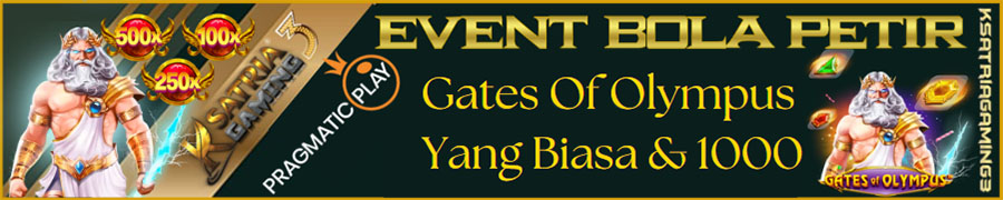 EVENT SPECIAL BADAI PETIR  GATES OF OLYMPUS YANG BIASA DAN 1.000 KSATRIAGAMING3